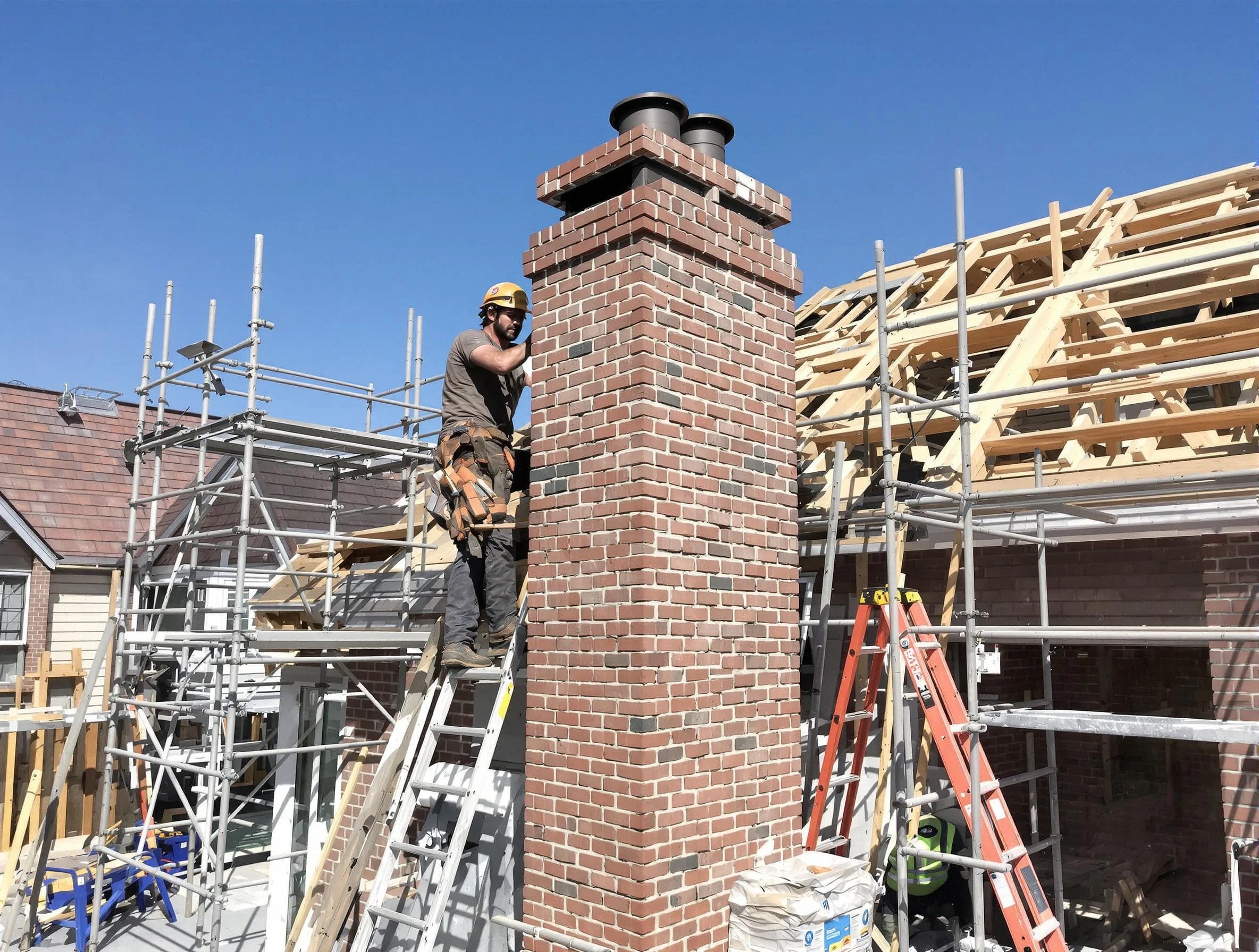 New chimney installation completed by Lakewood Chimney Sweep in Lakewood, NJ