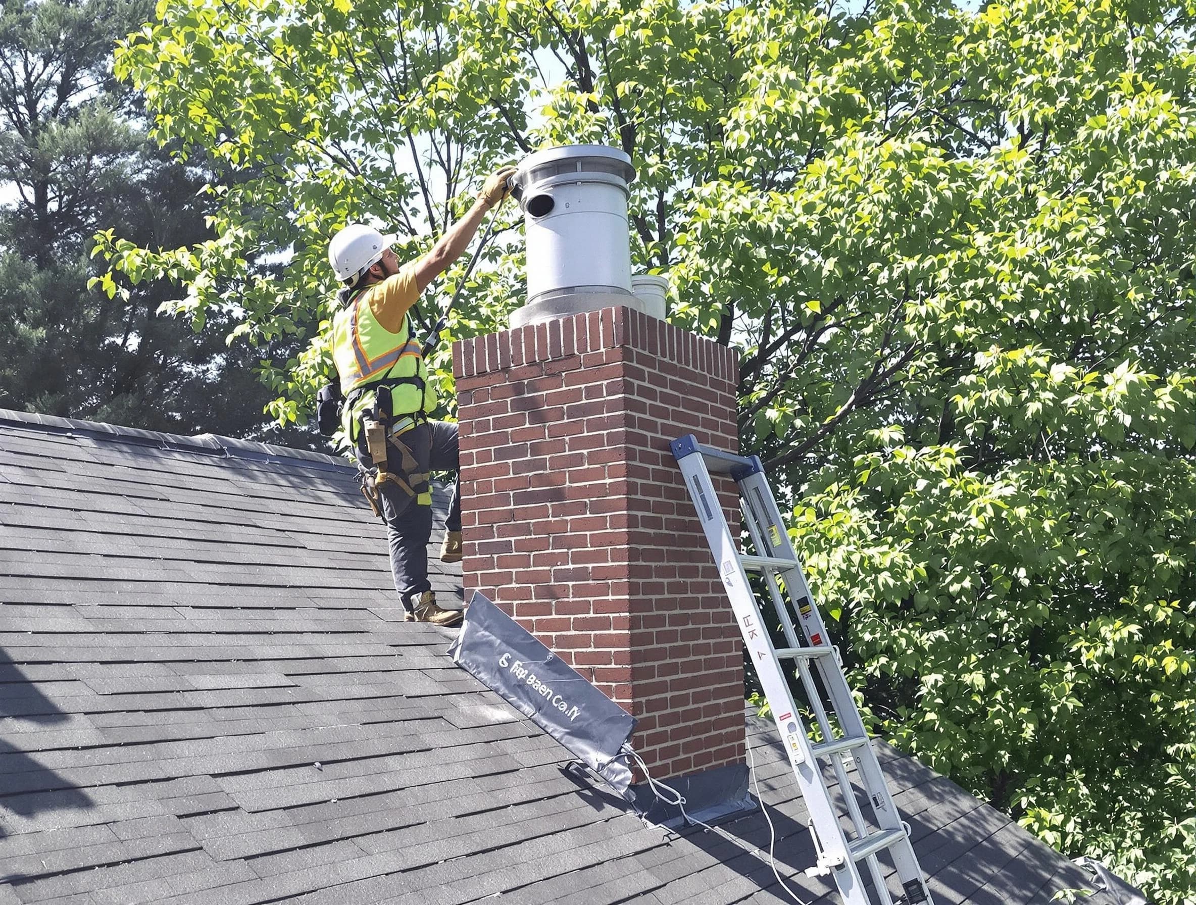 Chimney liner inspection by Lakewood Chimney Sweep in Lakewood, NJ