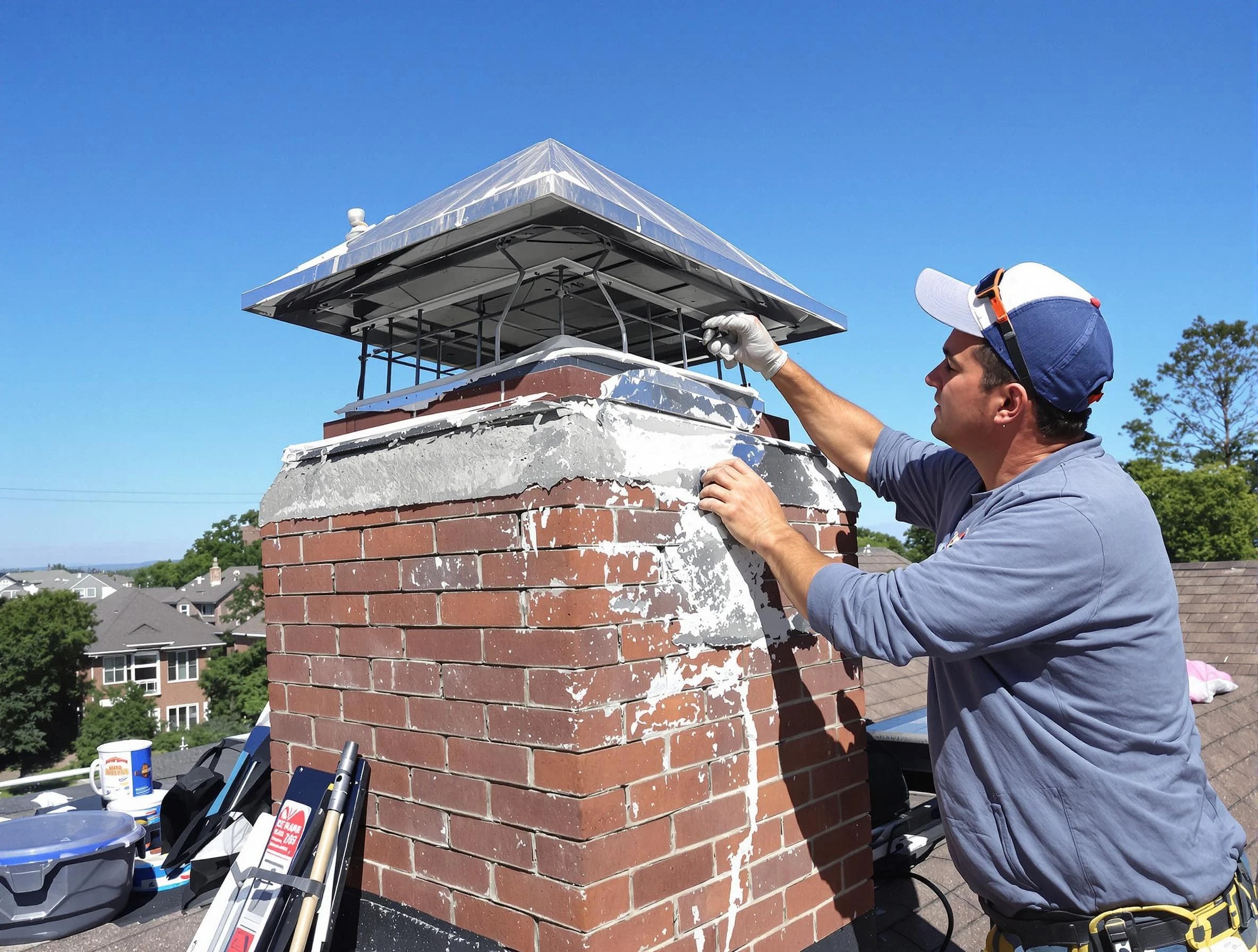 Chimney Crown Services service in Lakewood, NJ